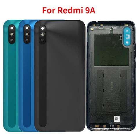 Tampa Traseira Para Xiaomi Redmi 9A Tampa Da Bateria Porta Traseira