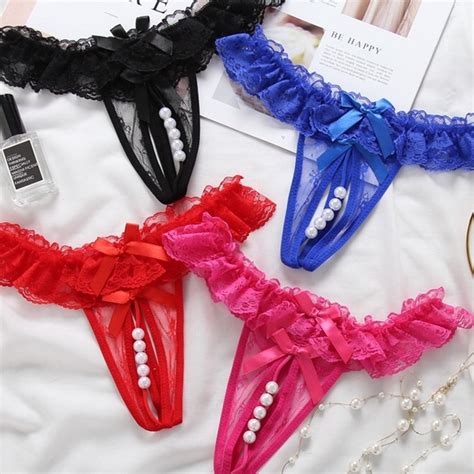 Intimates Sleepwear Hot Pink Beaded Sexy Panty Poshmark