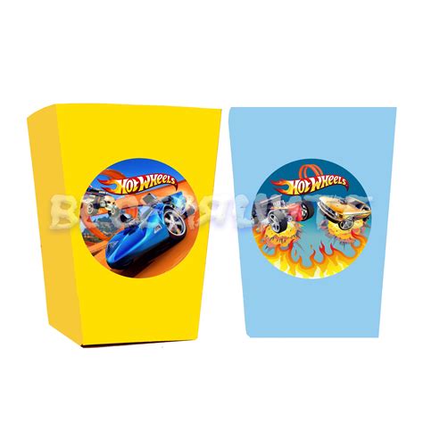 Парти кутии за пуканки солети Hot Wheels Онлайн магазин за парти артикули Веселяците
