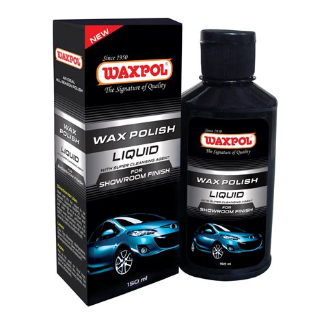 Waxpol Wax Polish Liquid For Showroom Finish Premium Car Wax With Super