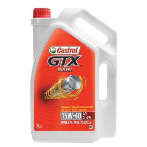 CASTROL GTX ESSENTIAL 15W 40 Unit Pack Size Can Of Litre 58 OFF