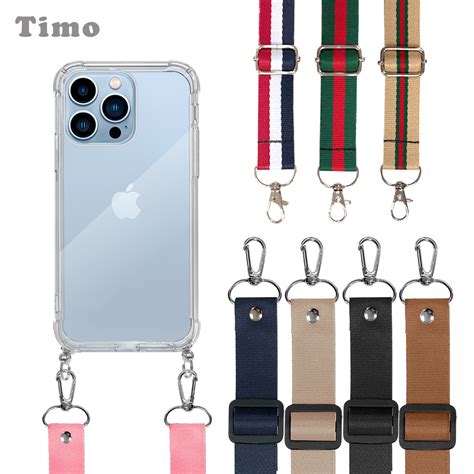 【timo】iphone系列 斜背頸掛 手機殼＋背帶尼龍款 Pchome 24h購物