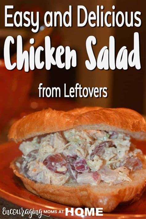 Easy Chicken Salad With Leftovers