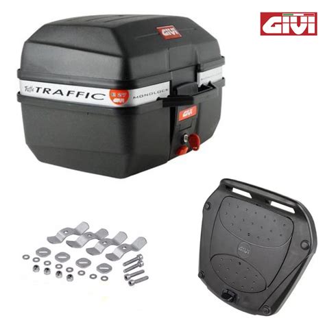 Bau Moto Givi Bauleto Universal 27 L Givi E 27m Monolock Traffic Preto