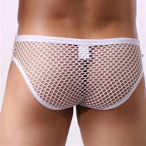 MEN MESH BRIEF Bikini Sexy See Through Swimwear Underwear Party Trunks Beachwear 5 29 PicClick UK