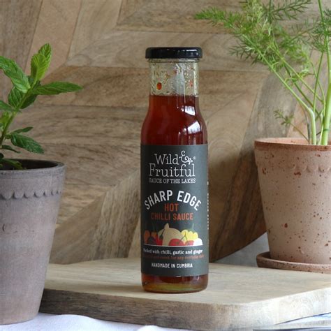 Sharp Edge Hot Chilli Sauce By Wild Fruitful Beetham Nurseries