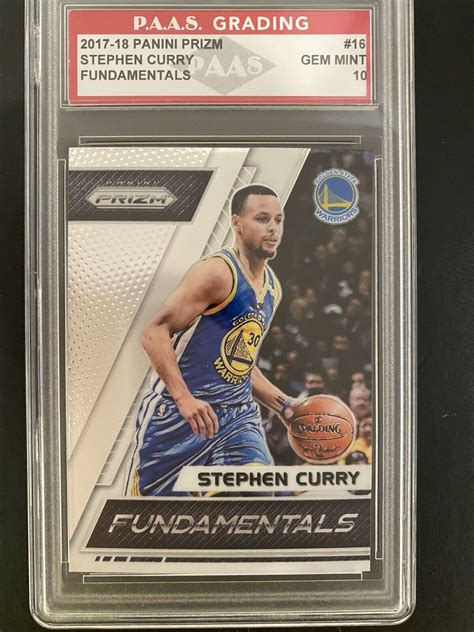 2017 18 Panini Prizm Fundamentals Fast Break Prizms 2316 Stephen