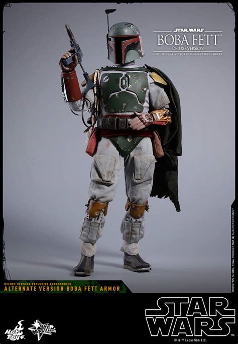 The Empire Strikes Back Hot Toys Sixth Scale Boba Fett Deluxe Version Collectible Figure