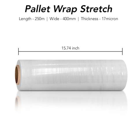 48x Heavy Duty Strong Pallet Stretch Shrink Wrap Packaging Cling Film