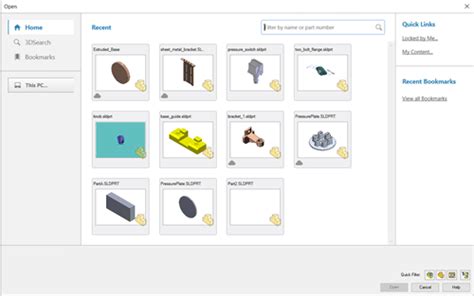 Opening And Editing A File In Solidworks Connected Solidworks