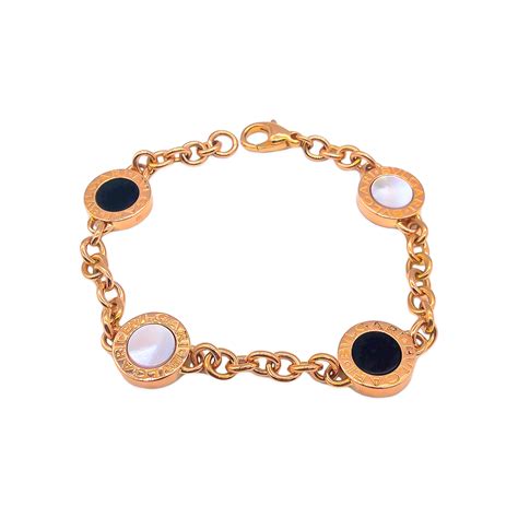 Золотой браслет "Bvlgari Bvlgari" - купить выгодно ювелирные украшения ...