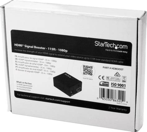 ST HDBOOST: HDMI Repeater, 1080p, bis 35 m bei reichelt elektronik