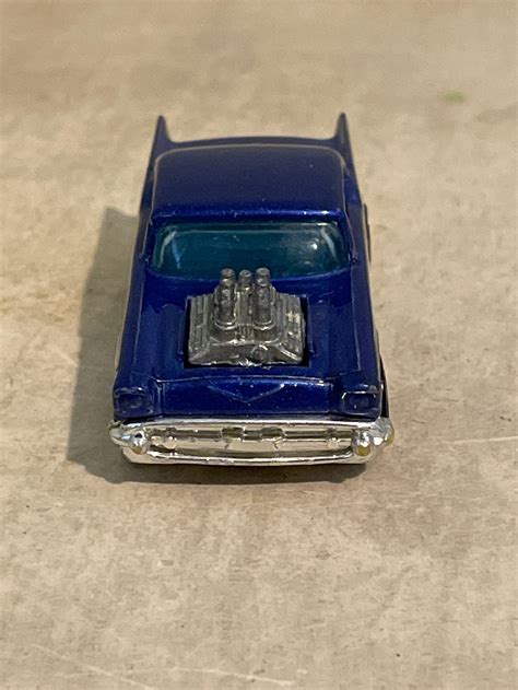 Vintage Hot Wheels Chevy Bel Air Blue Paint Etsy