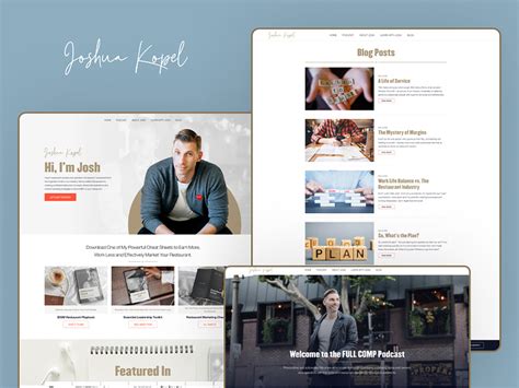 Website Design. Personal Brand. by Kalyna Design on Dribbble