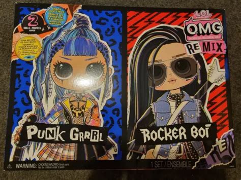 Lol Omg Remix Surprise Punk Grrrl Rocker Boi Pack New Unopened