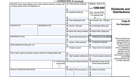 Irs Form Div Walkthrough Dividends And Distributions Youtube