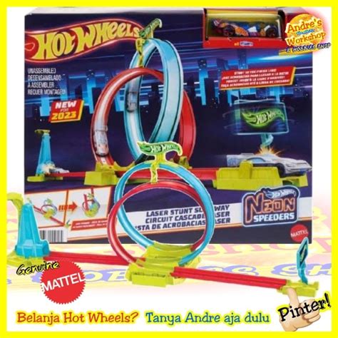 Jual Hotwheels Track Neon Speeders Laser Stunt Slamway Ori Hot Wheels Track Loop Shopee Indonesia