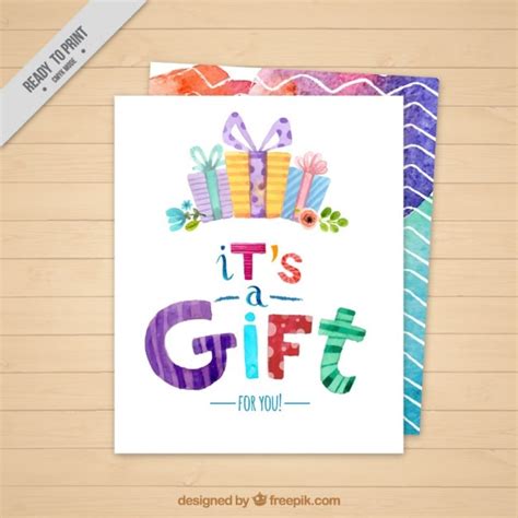 Free Vector | Watercolor birthday cards