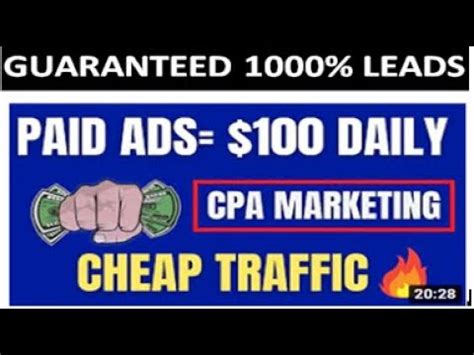 Earn Day With Paid Ads Cpa Marketing Secret Strategy Cpa