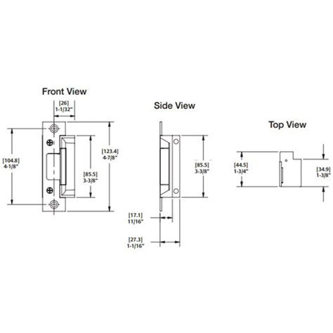 Hes 9400 Wiring Diagram Hes 9400 Electric Strike Surface Mounted For Rim Exit Devices Up To A