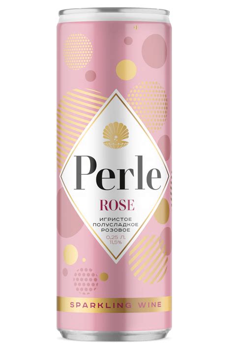 Игристое вино ООО "Союз-Вино" Perle rose полусладкое розовое ...