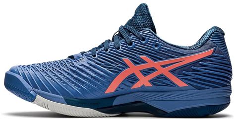 Asics Mens Solution Speed Ff 2 Tennis Shoe Blue Harmonyguava