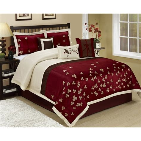 Unique Home Vienna Comforter 7 Piece Bed in a Bag Ruffled Clearance ...