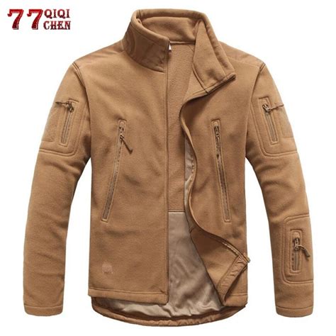 Chaqueta táctica militar de lana para hombre abrigo grueso cálido