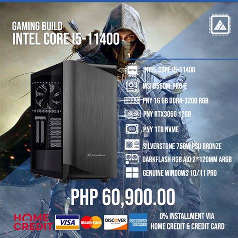 INTEL CORE I5-11400 Gaming Build V.2 – BlueArm Computer Store