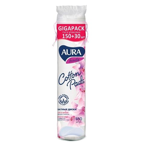 Ватные диски Aura Beauty 180шт купить в магазине Доброцен