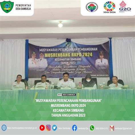 MUSRENBANG KECAMATAN SIMBANG