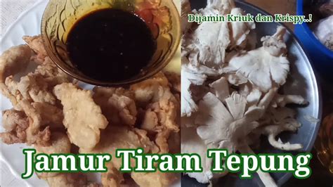 Resep JAMUR TIRAM TEPUNG Sederhana Mudah Dan Praktis Dijamin Kriuk Dan