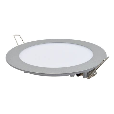 L Mpara Empotrable De Techo Led X Cm Plata The Home Depot M Xico