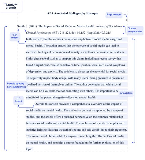 APA Annotated Bibliography Guide With Examples 48 OFF