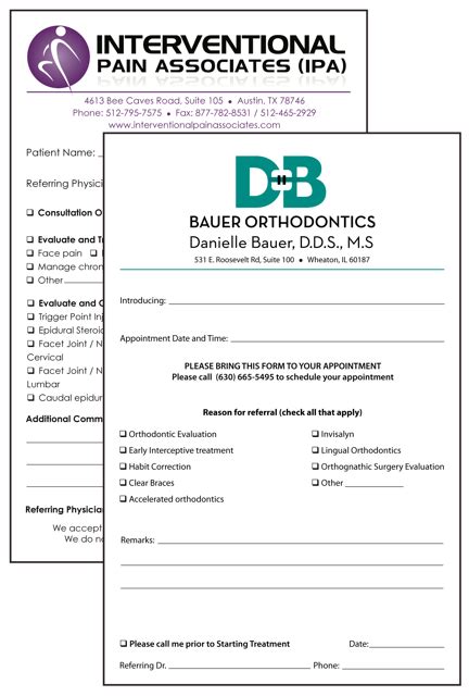 Home Medical Referral Pads