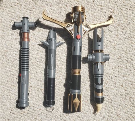 My crossguard lightsaber collection : lightsabers