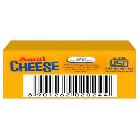 Amul Cheese Block 200 G Carton JioMart