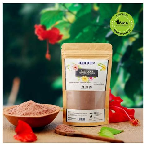 Organic Hibiscus Flower Powder 100 G The Kerala Store