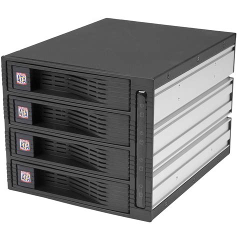 StarTech 4 Drive 3 5in Trayless Hot Swap SATA Mobile Rack Backplane 4 X Total Bay 4 X 3
