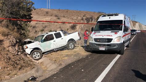 Fatal Accidente Mueren Dos En Carretera A Cuauhtémoc Sobreviven Dos