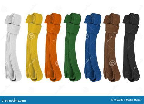 Karate Belts Isolated Stock Images by Megapixl