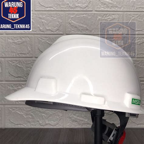 Jual Terbaik Helm Proyek Safety V Guard Merk Msa Sni Lokal Suspensi