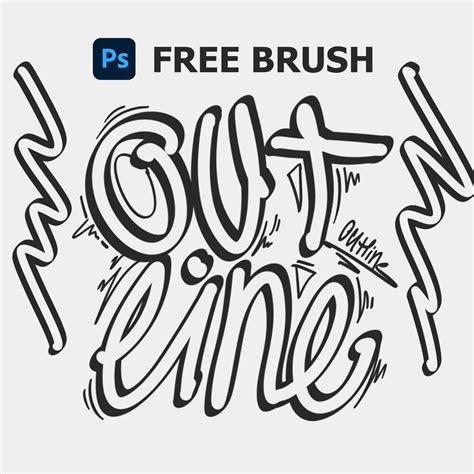 Free Photoshop Outline Brush