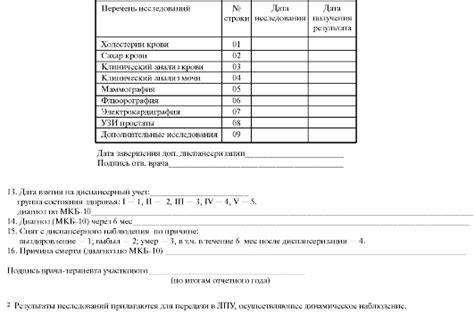 Бланк Диспансеризации Школьника - cosmicregulations