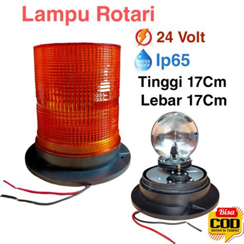 Jual Lampu Rotary Rotari Warning Light Mobil Truk Trek Truck Kontainer