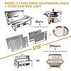 Amazon Festa Essential Pack Chafing Dish Buffet Set Stainless