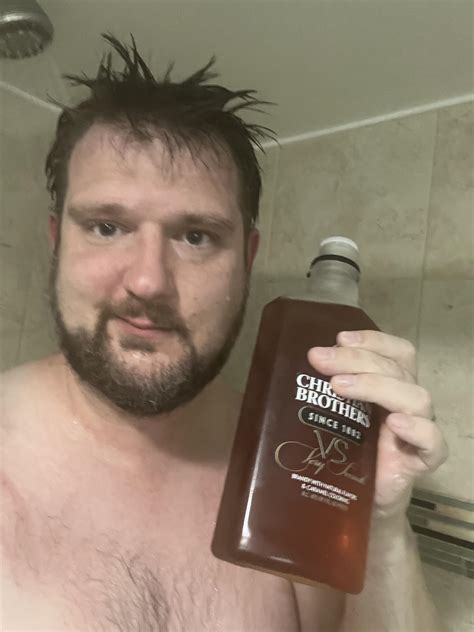 Got Stuck In The Rain So A Hot Shower And A Hit Of Brandy Is Needed R Showerbeer