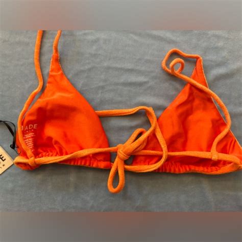 Jade Swim Swim Jade Swim Orange Terry Bikini Nwt Poshmark