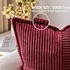 Amazon Miulee Corduroy Pillow Covers With Splicing Set Of Super