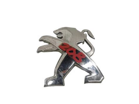 PEUGEOT 208 EMBLEMAT LOGO KLAPY BAGAŻNIKA 13 R 14085776313